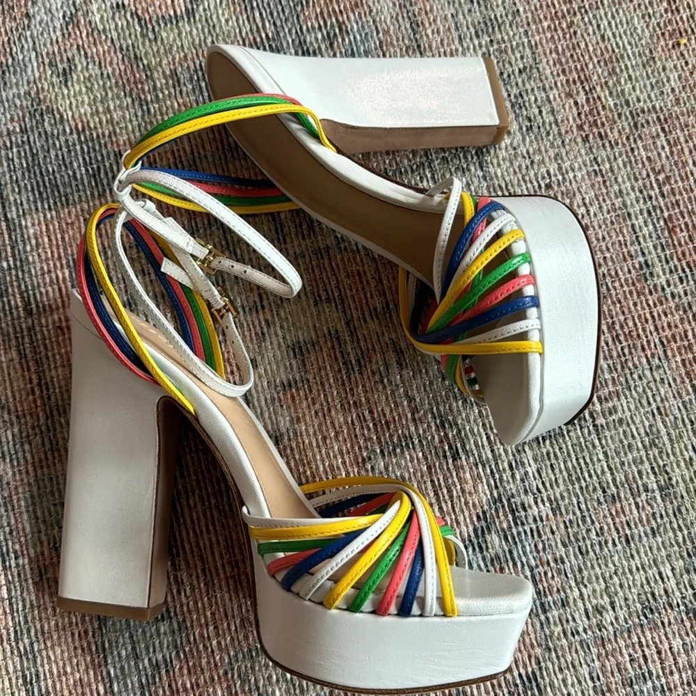 Veronica Beard Fletcher Ankle Strap Platform Sandal